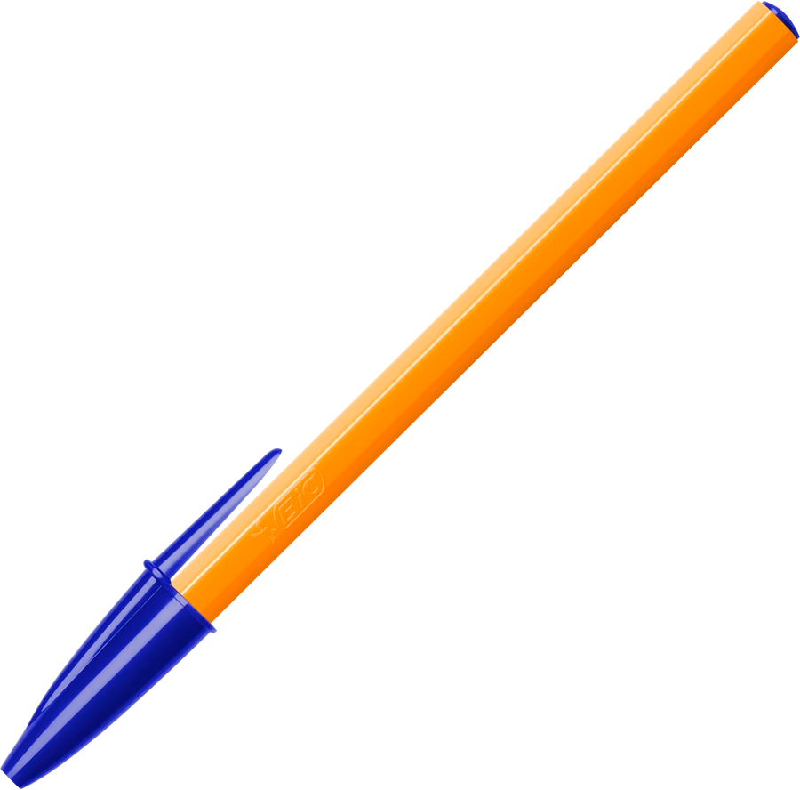 Набор шариковых ручек BIC Orange Fine, синий, 4шт, предпросмотр