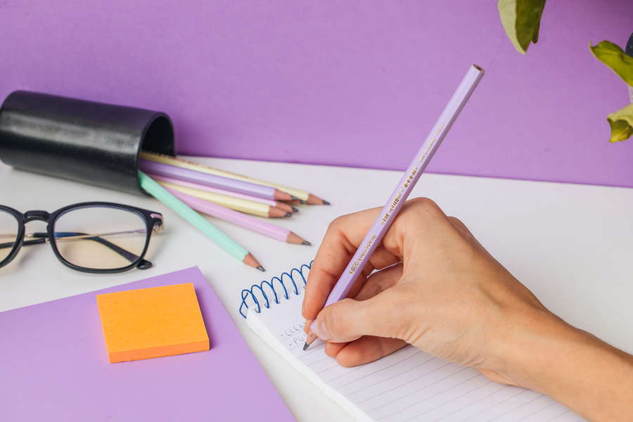 Набор чернографитных карандашей BIC Evolution Pastel, 5шт, предпросмотр