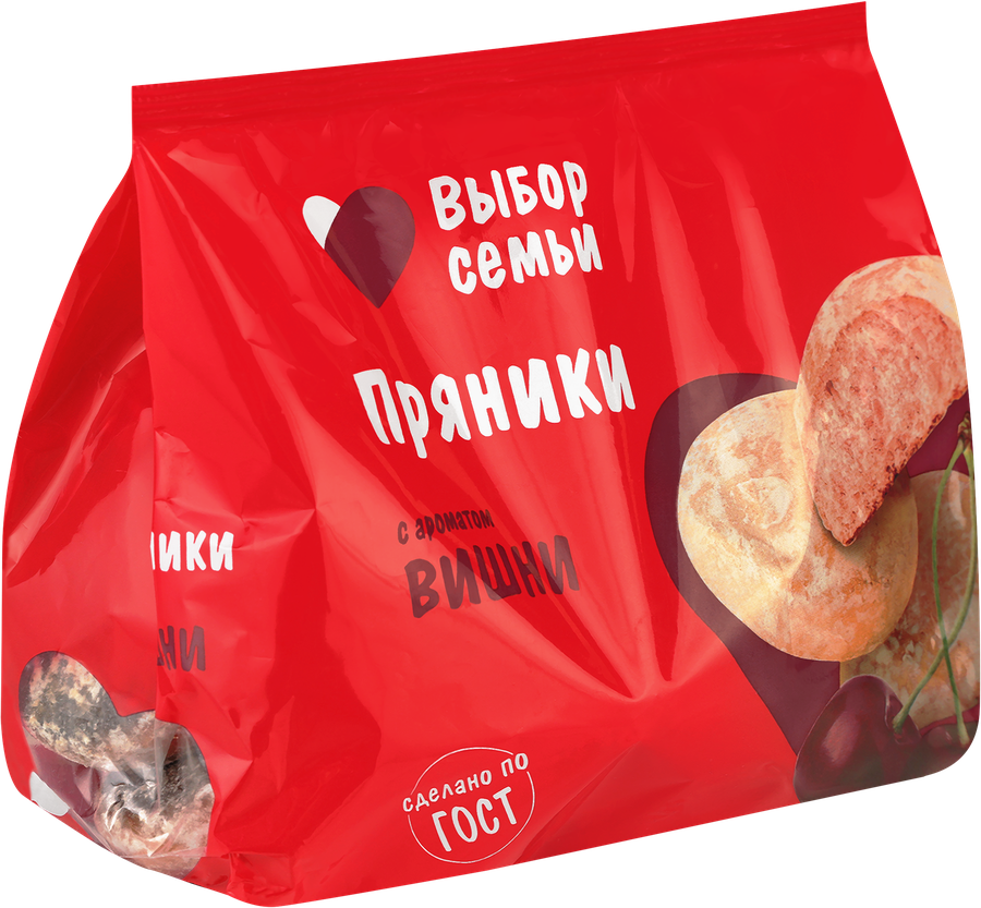 Пряники ВЫБОР СЕМЬИ с ароматом вишни, 300г, предпросмотр
