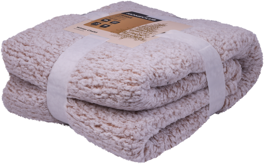 Плед HOMECLUB Bland 150х200см, меланж шерпа, Арт. ZL-MF2, превью