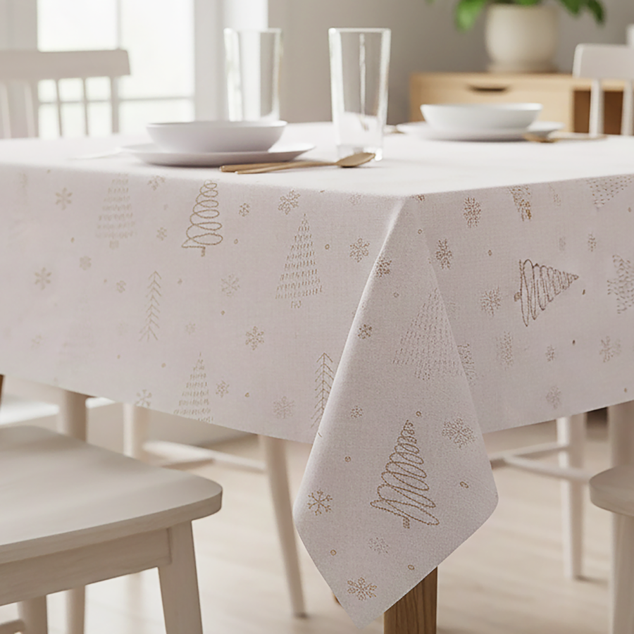 Скатерть HOMECLUB Winter Chalet 150х180см, жаккард, Арт. TC-25-01, предпросмотр
