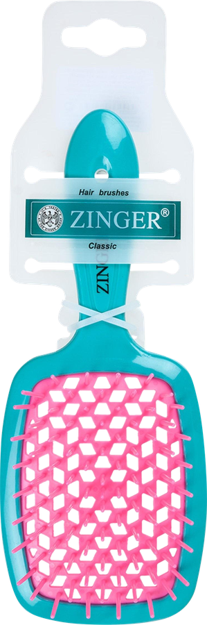 Расческа ZINGER MixColor продувная, в ассортименте, превью