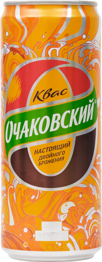Квас ОЧАКОВО фильтрованный пастеризованный, 0.33л, предпросмотр