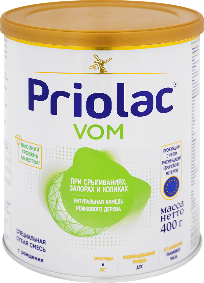 Смесь молочная PRIOLAC Vom, специализированная, с рождения, 400г, предпросмотр