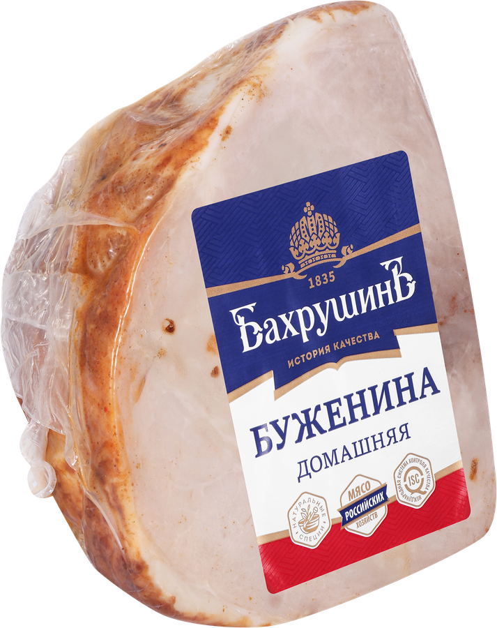 Буженина копчено-вареная БАХРУШИНЪ Домашняя, весовая, превью