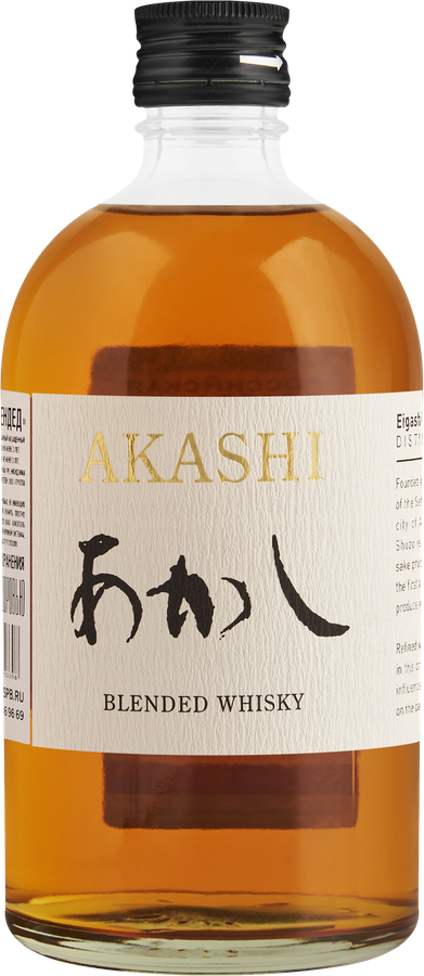 Виски AKASHI Блендед купажированный 40%, п/у, 0.5л, предпросмотр