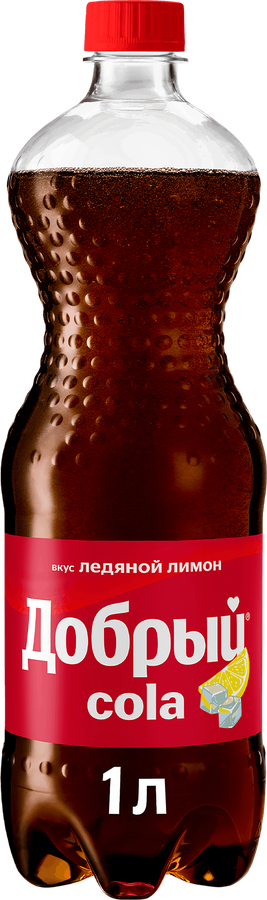 Напиток ДОБРЫЙ Кола Ледяной лимон ароматизированный сильногазированный, 1л, превью