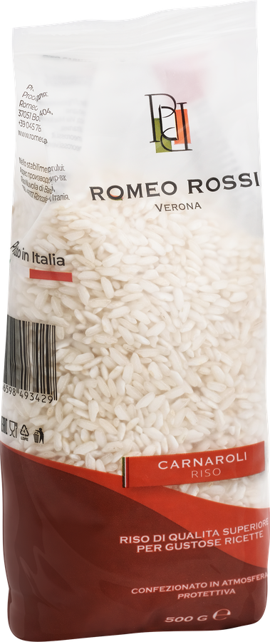 Рис длиннозерный ROMEO ROSSI Carnaroli, 500г, предпросмотр
