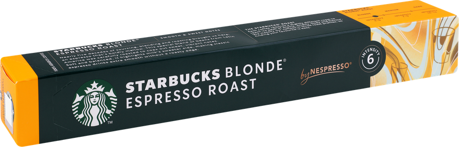 Кофе молотый в капсулах STARBUCKS Blonde Espresso Roast, 10кап, превью