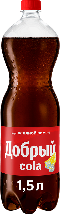 Напиток ДОБРЫЙ Кола Ледяной лимон газированный, 1.5л, предпросмотр