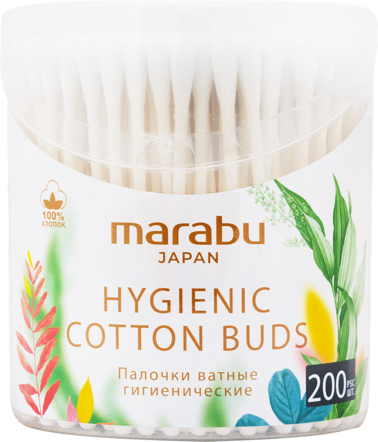 Палочки ватные MARABU Botanica, 200шт, превью