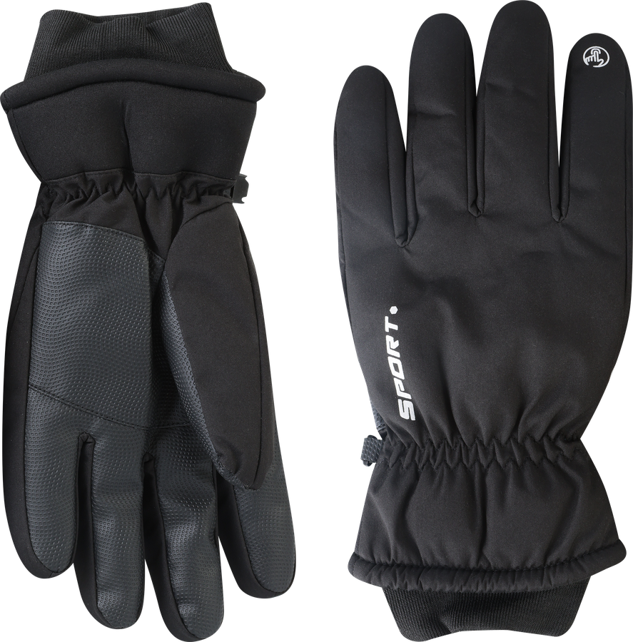 Перчатки горнолыжные мужские INWIN черные, Арт. AW2504, предпросмотр