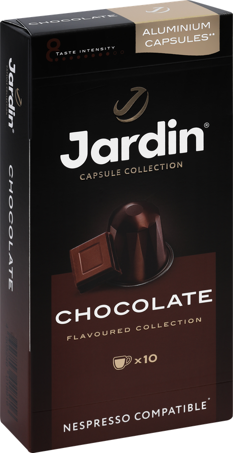 Кофе молотый в капсулах JARDIN бленд из Гватемалы и Колумбии c ароматом шоколада, 10кап, предпросмотр