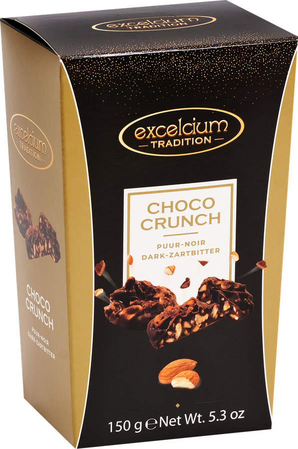 Набор конфет HAMLET Choco Crunch Dark, из темного шоколада, 150г, предпросмотр