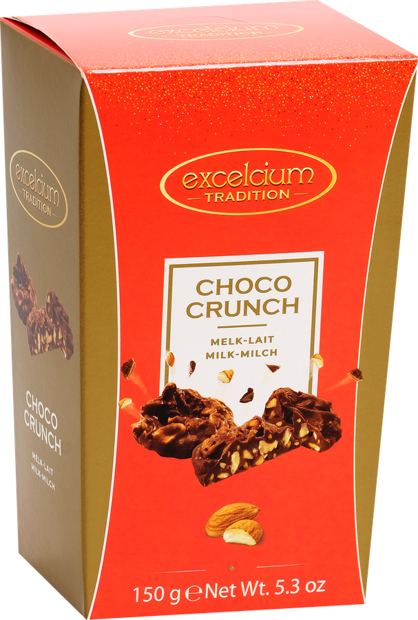 Набор конфет HAMLET Choco Crunch Milk, из молочного шоколада, 150г, предпросмотр