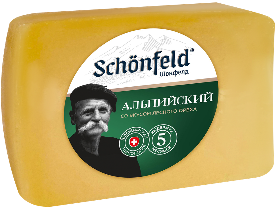 Сыр SCHONFELD Альпийский 45–65%, без змж, весовой, превью