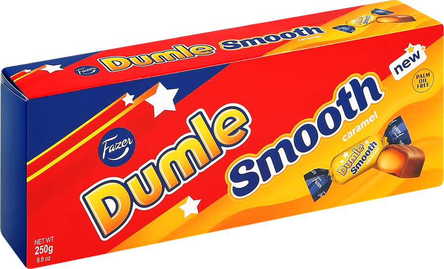 Ирис DUMLE SMOOTH в молочном шоколаде, 250г, предпросмотр