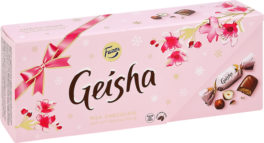 Конфеты GEISHA с ореховой начинкой из фундука, 250г, предпросмотр