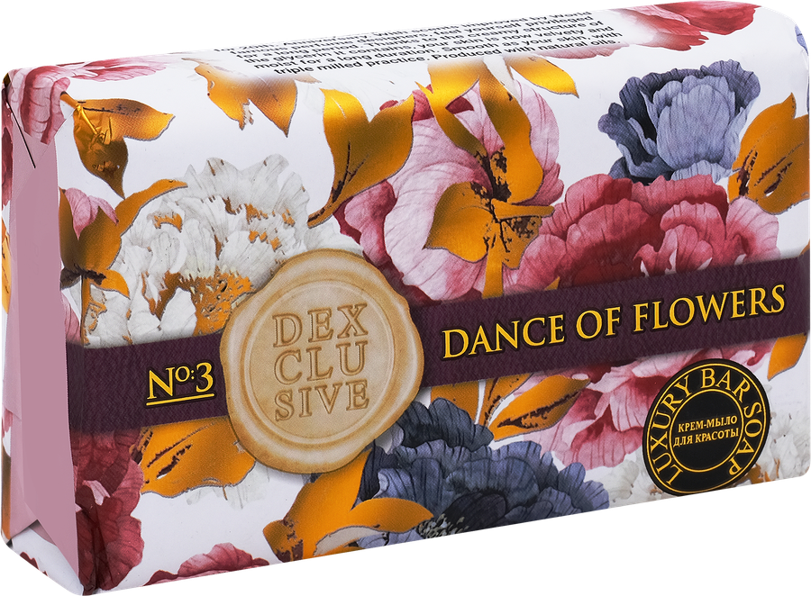 Крем-мыло твердое DEXCLUSIVE Dance of flowers, 150г, предпросмотр