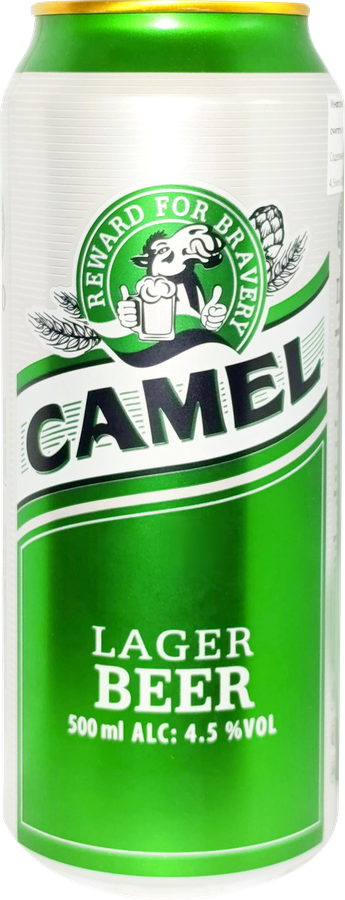 Пиво светлое CAMEL Лагер фильтрованное пастеризованное 4,5%, 0,5л, превью