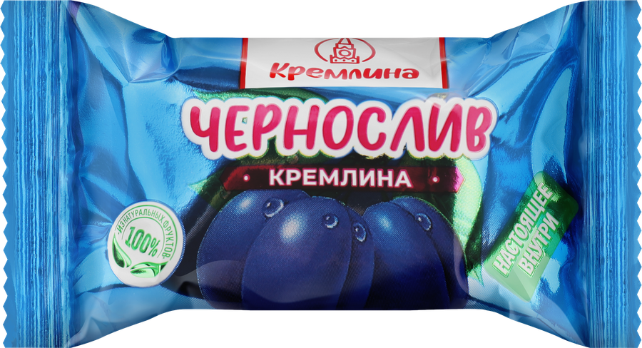 Конфеты КРЕМЛИНА Шкатулка Хохлома из чернослива в шоколаде, глазированные, 400г, предпросмотр