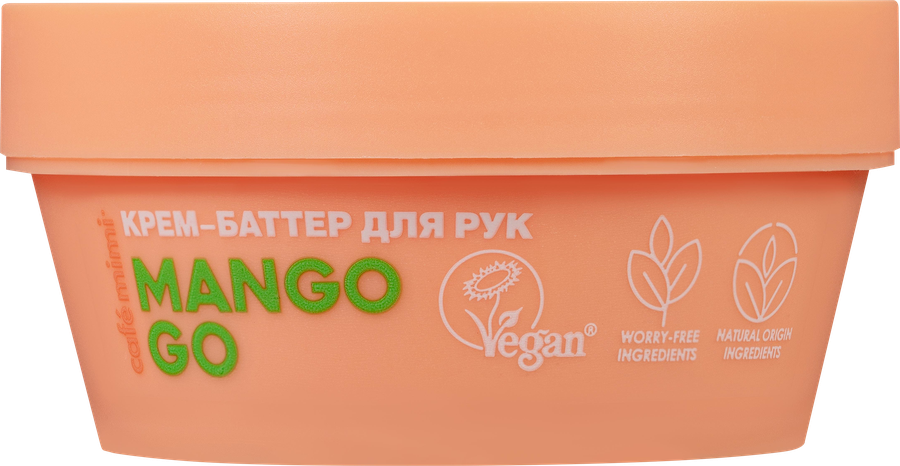 Крем-баттер для рук CAFE MIMI Mango go, 50мл, предпросмотр