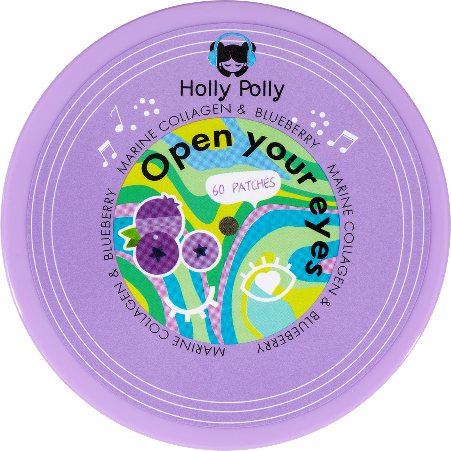 Патчи гидрогелевые HOLLY POLLY с морским коллагеном и экстрактом черники, 60шт, превью
