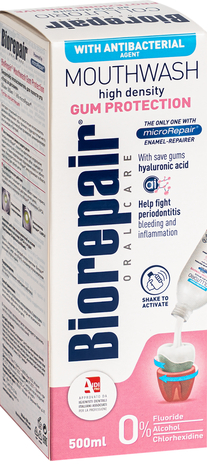Ополаскиватель для полости рта BIOREPAIR Gum Protection, 500мл, предпросмотр