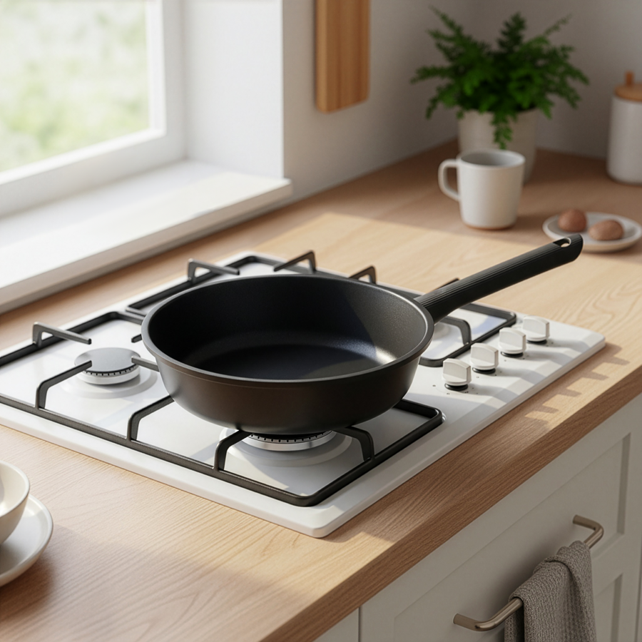 Сковорода PLATINUM CHOICE Smart Cook 24см, литая, индукция, антипригарное покрытие, ручка soft touch, Арт. SC-PL-24, превью