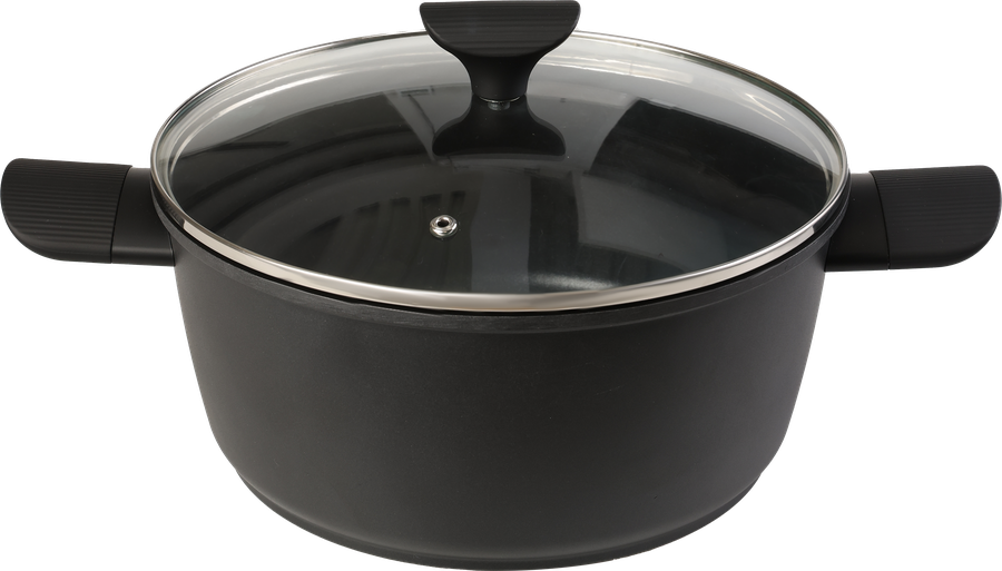 Кастрюля PLATINUM CHOICE Smart Cook, литая, стеклянная крышка, индукция, soft touch, 5.7л, Арт. SC-PL-5, предпросмотр