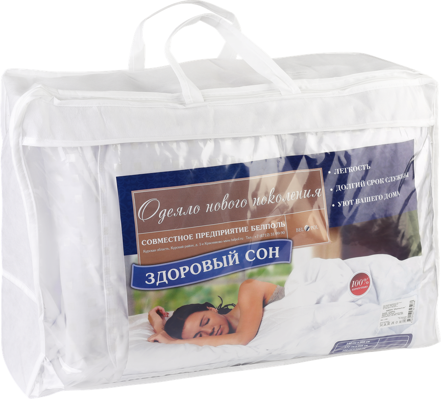 Одеяло 2-спальное BELPOL Здоровый сон, пух-перо, Арт. О4Тзс-17Л, превью