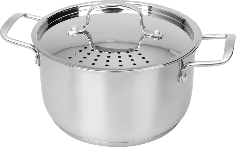 Кастрюля HOMECLUB Rain, с металлической крышкой, нержавеющая сталь, 3.5л, Арт.GS-CW-2, превью