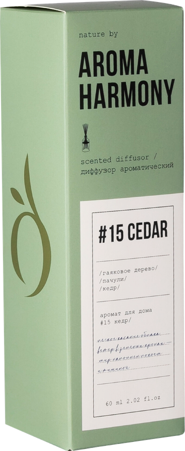 Диффузор ароматический AROMA HARMONY №15 Cedar, 60мл, предпросмотр