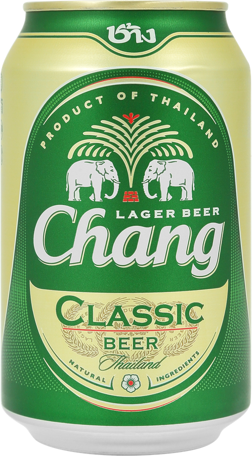 Пиво светлое CHANG пастеризованное фильтрованное 5,0%, 0,33л, превью
