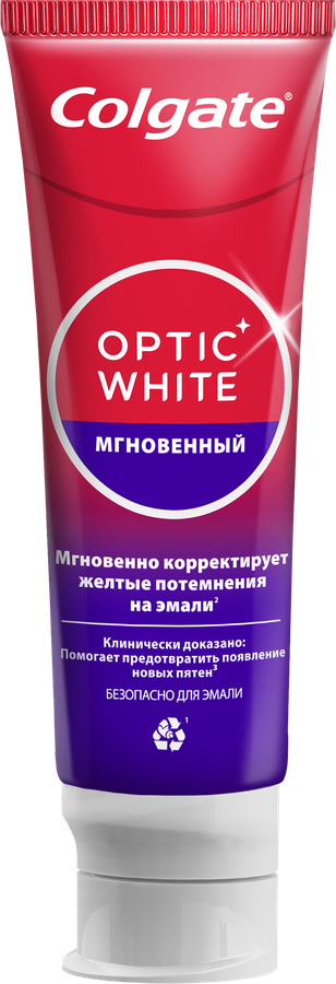 Зубная паста COLGATE Optic White Мгновенный, 75мл, превью