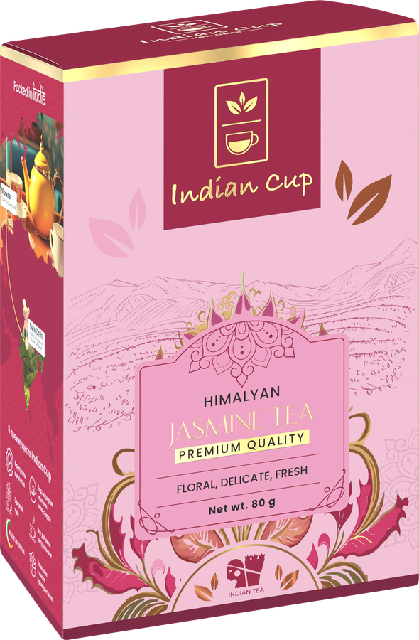 Чай зеленый INDIAN CUP Гималайский жасминовый, 80г, предпросмотр