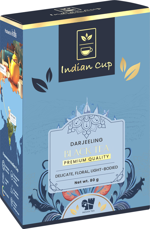 Чай черный INDIAN CUP Darjeeling Black Tea, 80г, предпросмотр