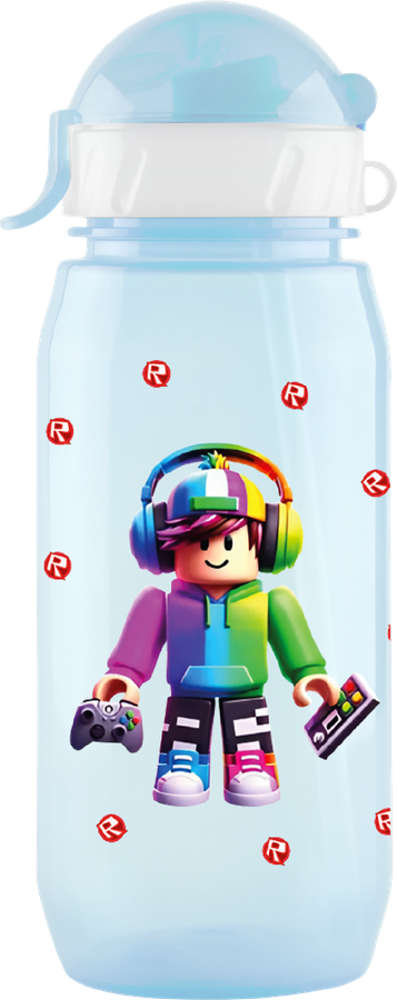 Бутылка для воды WOWBOTTLES 400мл, с трубочкой, Арт. КК0764, предпросмотр