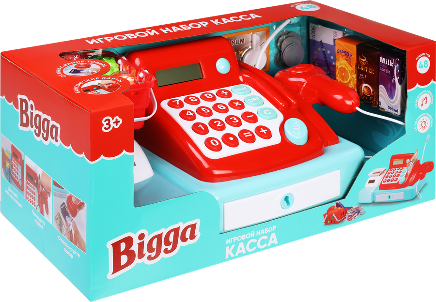 Набор игровой BIGGA Касса, со световыми и звуковыми эффектами, Арт. ZH243207, превью