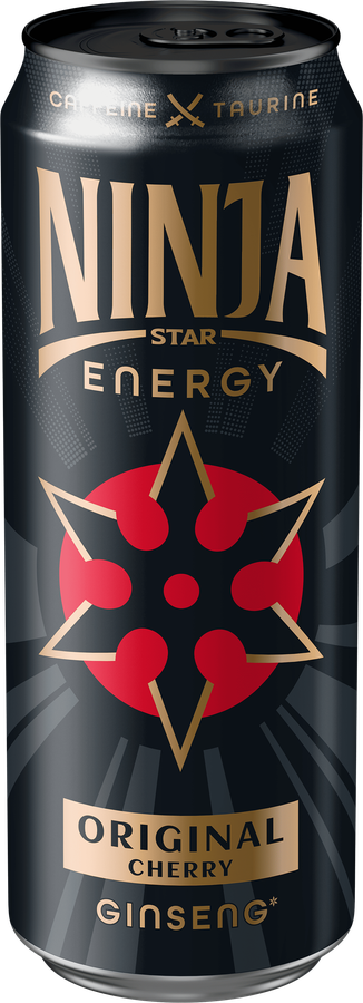 Напиток энергетический NINJA STAR Ориджинал Черри газированный, 0.45л, предпросмотр