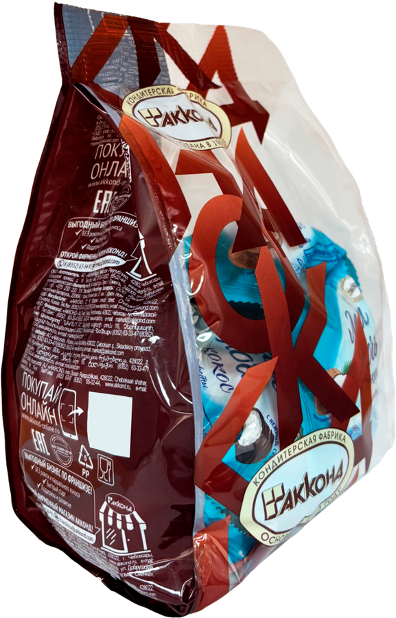Конфеты АККОНД Леди Ночь, с кокосом, 500г, предпросмотр