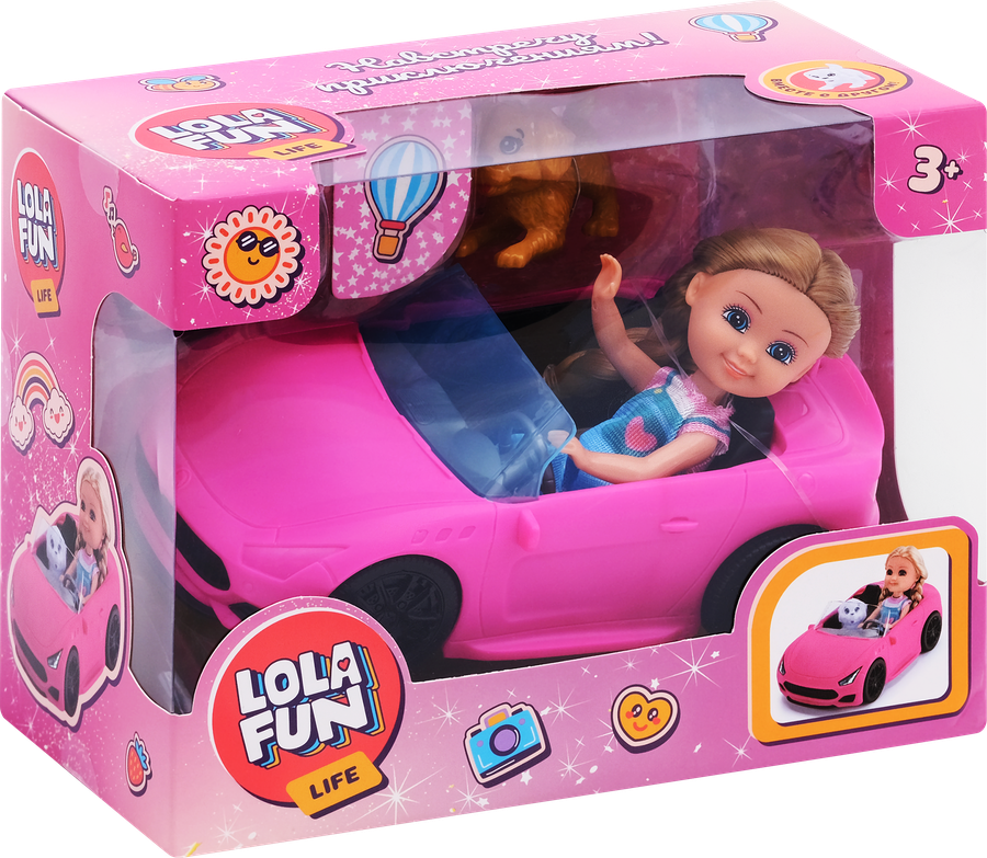 Кукла LOLAFUN в машине, Арт. DL55854, превью