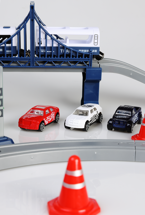 Набор игровой BIGGA Железная дорога, со световыми и звуковыми эффектами, Арт. YF2409082, превью