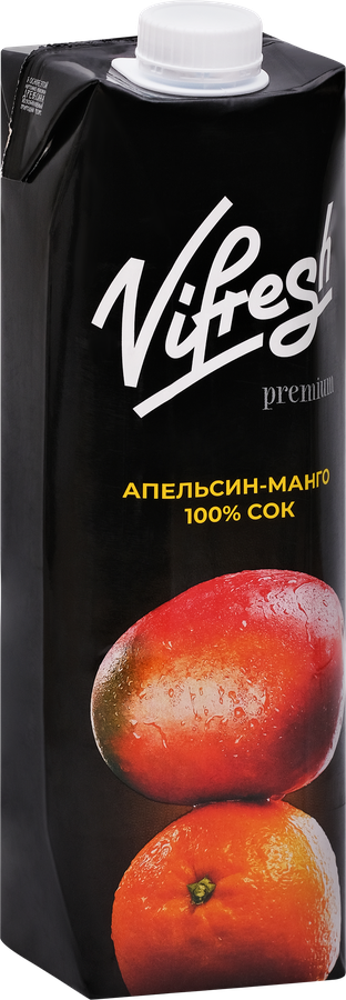 Сок ТМ VIFRESH Апельсин, манго восстановленный, 1л, превью