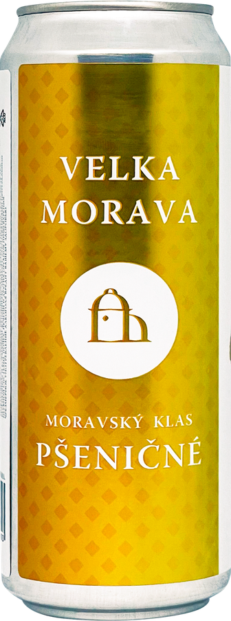 Пиво светлое VELKA MORAVA Moravsky Klas Psenicne нефильтрованное непастеризованное неосветленное 4,5%, 0,45л, превью