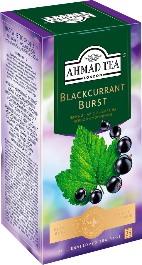 Чай черный AHMAD TEA Черная смородина, 25пак, превью