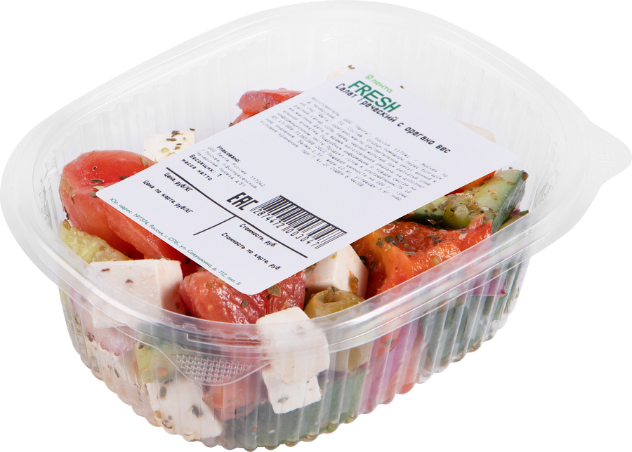 Салат ЛЕНТА FRESH Греческий с орегано, весовой, предпросмотр
