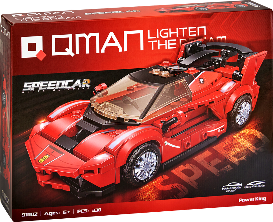 Конструктор QMAN Гоночный автомобиль, Арт. 91001-02, 91005-06, превью