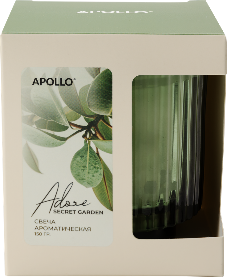 Свеча ароматическая APOLLO Adore Secret garden, Арт. ADR-21, предпросмотр