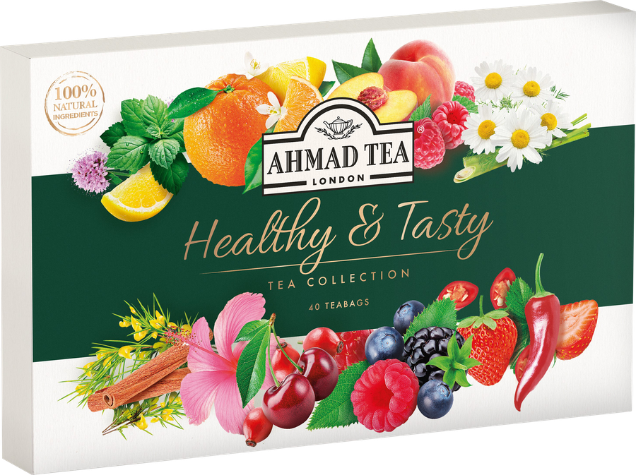 Чай AHMAD TEA Healthy&Tasty Ассорти, 40пак, превью